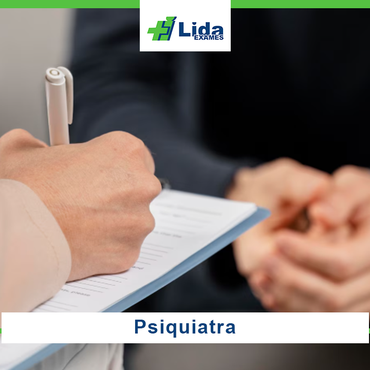 Psiquiatria - Lida Exames Sorocaba